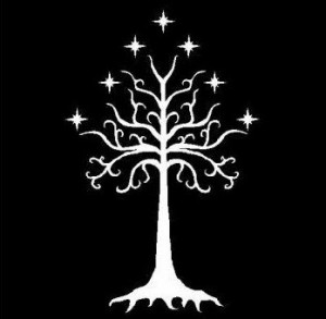 The White Tree of Gondor, one of the few remaining signs of Numenor (and a symbol of the light of Valinor).