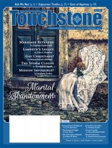 Professor Anthony Esolen writes for Touchstone Magazine (subscribe now!)