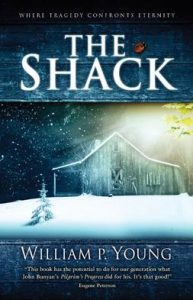 This is the front cover art for the book The Shack written by William P Young. 
